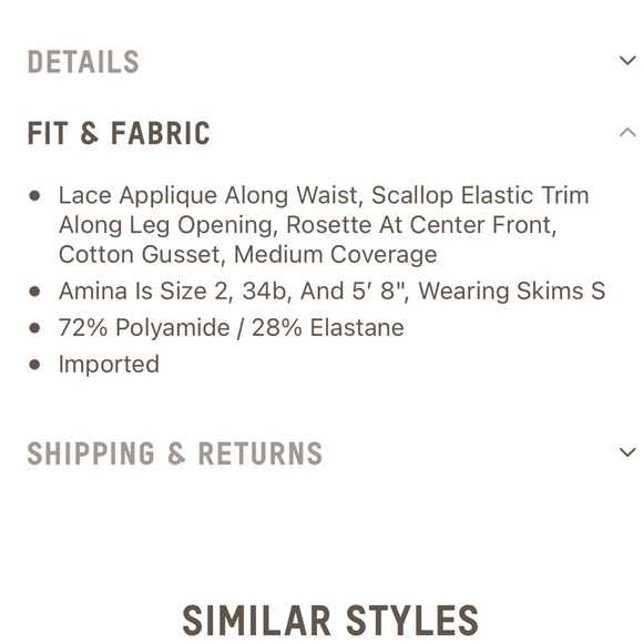 NWT 3 pc SKIMS x Lana Del Rey LDR Valentines Set SMALL - Picture 14 of 15